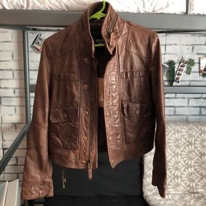 Leather jacket